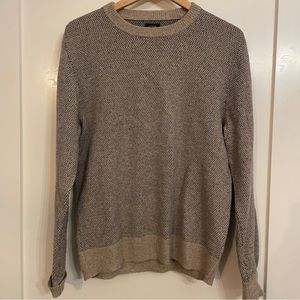 J Crew Wool Blend Birdseye Sweater Sz M